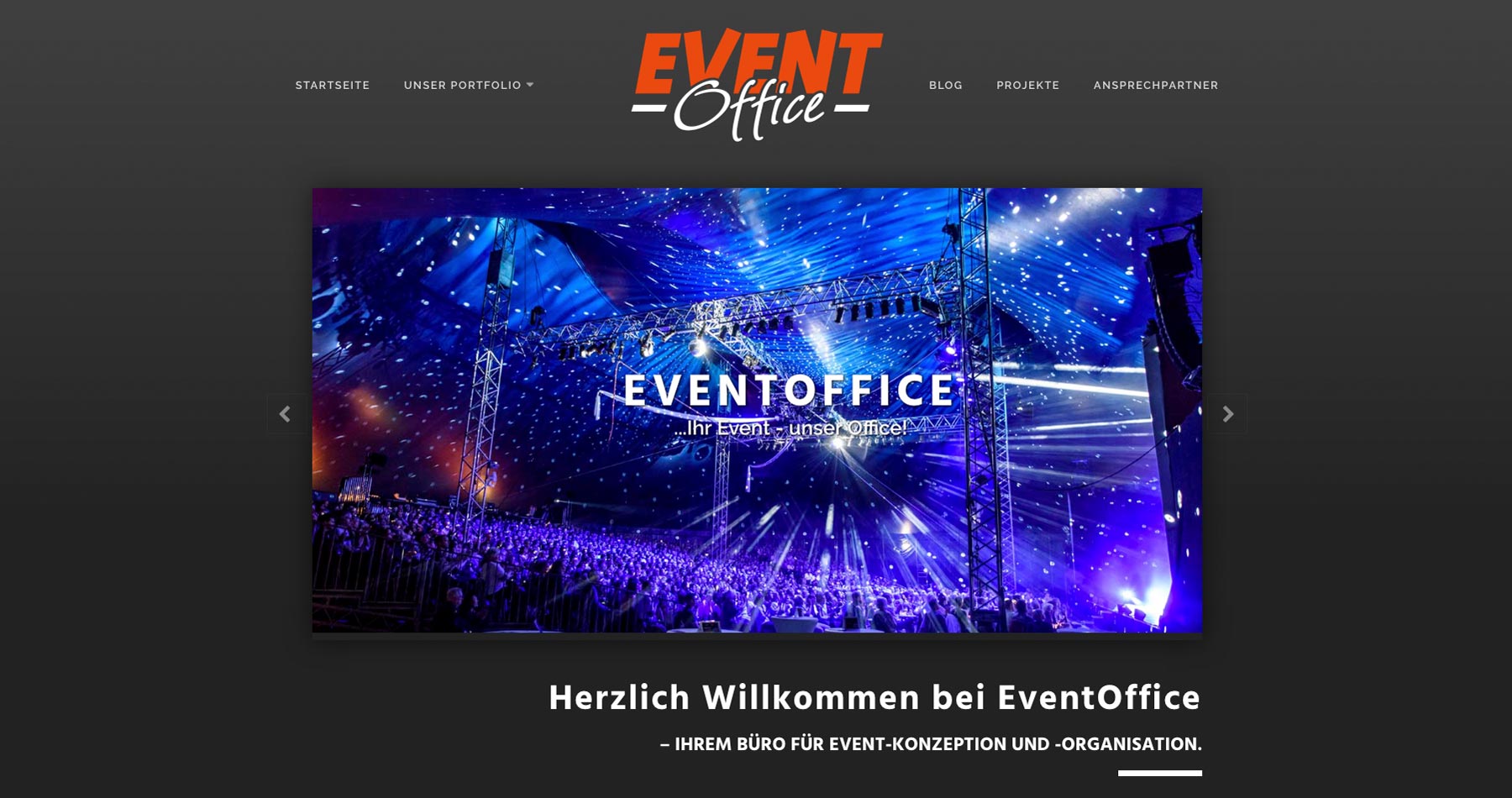 Homepage EventOffice Würzburg